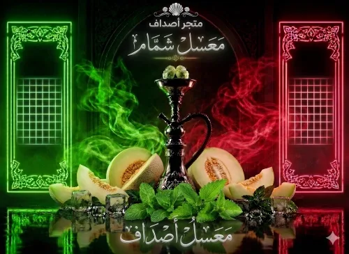 معسل بنكهة شمام 1 معسل شيشة طبيعي وحجري- معسل بنكهة شمام مع اوراق النعناع-معسل شمام ايس- معسل بنكهة شمام